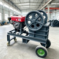 Concasseur à mâchoires mini PE200*300, petite installation de concassage de pierres de carrière, machine de concassage de roche à vendre