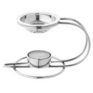 Best Quality Stainless Steel Incense Burner With Double Bowl Design For Yoga Meditation Aromatherapy Use Handmade Incense Burner - Product Image 1