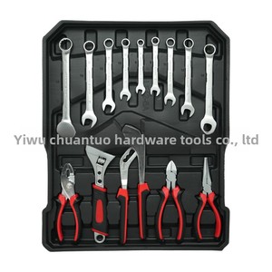 Ensemble de clés à douille argentées et noires de 399 pièces, <span class=keywords><strong>outils</strong></span> de réparation en <span class=keywords><strong>valise</strong></span>, vente en gros - Product Image 3