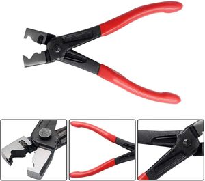 7-Inch Carbon Steel Automobile Repair Tools Clic-R Collar Pliers Carbon Steel PVC Handle DIY Grade OEM <b>Hose</b> <b>Clamp</b> Plier - Product Image 3
