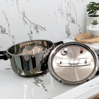 Autocuiseur à gaz domestique 4L 11L en acier inoxydable ignifuge, avec cuisson vapeur, allumage manuel et installation facile sur table