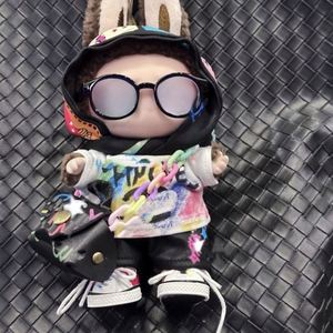 Labuibui Ensemble de vêtements pour poupée de dessin animé en plastique écologique de 17 cm avec lunettes de natation, en polyester, échelle 1:3, unisexe - Product Image 5