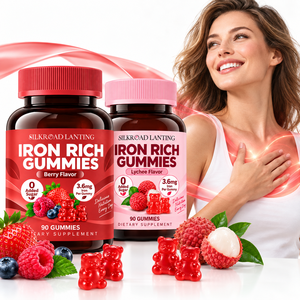 Gomitas con Hierro de Fórmula Personalizada con Sabores Naturales de Frutas, Fórmula Sin Azúcar para el Bienestar y la Vitalidad Diarios, Marca Privada - Product Image 1