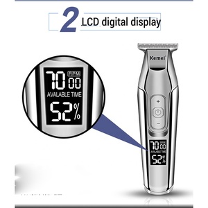 Tagliacapelli Kemei Barber 5027 con Display LCD, Rifinitore per <span class=keywords><strong>Barba</strong></span> e Capelli a 0mm per Uomo, Macchina Elettrica per Taglio Fai-da-Te - Product Image 5