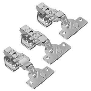 3D Furniture <b>Hinge</b> Stainless Steel Full Surface <b>Soft</b> <b>Closing</b> For <b>Cabinets</b> Wardrobes - Product Image 1