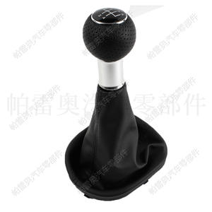 Pareo – pommeau de levier de vitesse ergonomique en cuir noir, 5 vitesses, pour Volkswagen Caddy Audi A3 S3 8L 8P 2000-2012 - Product Image 3