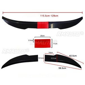 Alerón Trasero Universal para Automóvil, Longitud Ajustable, Accesorios para Automóvil, Modificación del Alerón Trasero, Exterior - Product Image 5