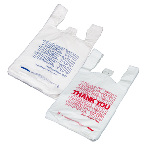 Bolsa de camiseta de HDPE impresa personalizada, tienda de comestibles a prueba de humedad, bolsa de compras para uso en supermercados y exposiciones - Product Image 6