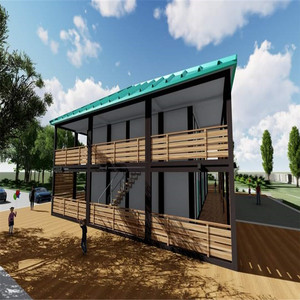 Conception personnalisée de 40 pieds Maison préfabriquée en conteneur plat aménagée et <span class=keywords><strong>habitable</strong></span> avec une ou deux salles de bain pour le Népal/nz - Product Image 4