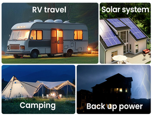 Baterai Lithium EU Stock Campers 12V 460Ah 100AH 200AH 300AH 460AH 560AH Lifepo4 Penyimpanan Energi Surya untuk Motorhome - Product Image 6
