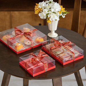 Imee 4 6 9ช่องฐานคุกกี้ขนมหวานกล่องเค้กหั่นบางๆพร้อมฝาใสสำหรับวันวาเลนไทน์ - Product Image 2