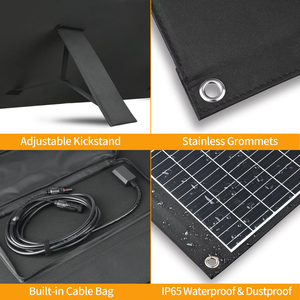 Panneaux solaires monocristallins pliables de 400 W à haute efficacité (23,5 %) - Vente directe usine - Product Image 4