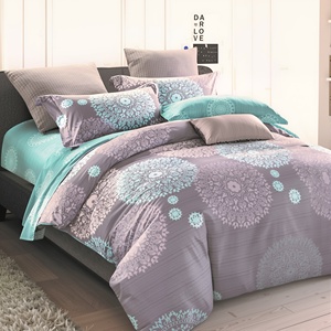 Poland Stock Artistic Mandala Cotton <b>Bedding</b> Set <b>Mauve</b> Teal Bohemian Duvet Cover for B&B EU Dropshipping 3pcs - Product Image 5