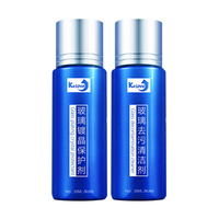 Recubrimiento hidrófobo de vidrio nano cerámico para el cuidado de la superficie del parabrisas del coche, líquido repelente al agua uv, 9h, buena protección