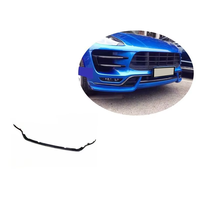 Pour Porsche Macan Turbo mise à niveau du couteau à vent de pare-chocs avant avec pièce d'auto avec de nouvelles découpes d'échappement