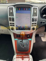 Écran radio de tableau de bord Android 13 de style Tesla de 12,1 pouces avec GPS et TV intégrés pour Lexus RX Series