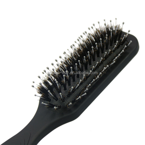 Fabricantes Peine de plástico Logotipo de nailon Peluquero personalizado Extensión flexible Peluca rizada húmeda <span class=keywords><strong>Cepillo</strong></span> <span class=keywords><strong>para</strong></span> desenredar el cabello <span class=keywords><strong>Denman</strong></span> - Product Image 3