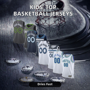 Uniforme de basket-ball pour jeunes de qualité chinoise, Tatum James Bryant <span class=keywords><strong>Stephen</strong></span> <span class=keywords><strong>Curry</strong></span> Brunson Edwards Luka Doncic Wade, é<span class=keywords><strong>t</strong></span>é, séchage rapide - Product Image 2