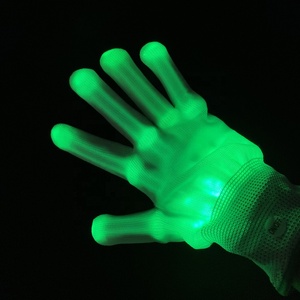 Gants de fête d'Halloween avec éclairage <span class=keywords><strong>LED</strong></span> squelette clignotant - Product Image 3