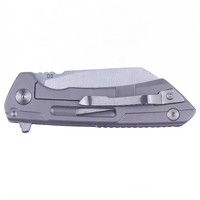 Couteau pliant portable en acier inoxydable avec lame de 70 mm pour la survie en plein air, mini couteau à fruits, camping, randonnée, personnalisable OEM