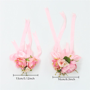 Di nozze FAI da TE decor maniglia della porta auto fiore bouquet di fiori mano <span class=keywords><strong>accessori</strong></span> - Product Image 5