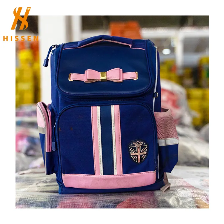 Venta al por mayor de mochilas portabebés originales para damas escolares, mochilas escolares de uso múltiple, fardos de segunda mano