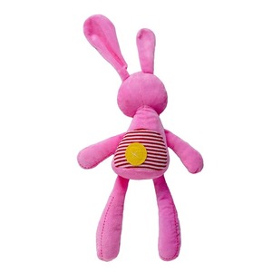 Morbida 42CM bambola di coniglio di peluche orecchie lunghe coniglietto di pezza del bambino compagno di sonno simpatico cartone animato peluche per bambini e neonati - Product Image 2