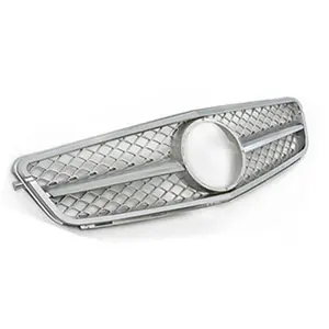 Front Silver Chrome Grille Fit 2000-2006 For Mercedes Benz W203 Grill C230 C320