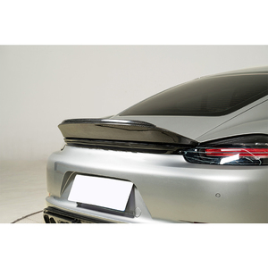 Modification et amélioration de voiture 2017-2025 : Ensemble de spoiler arrière en fibre de carbone style Spyder pour 718 Cayman Boxster - Product Image 3