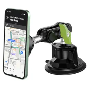 Universal Flexible Ball Head Joint Suction Cup Mount Magnet Ring Magnetic Mobile Phone Holder Car Phone Holder