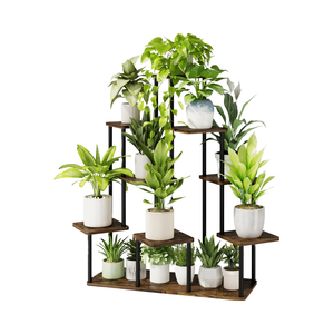 <span class=keywords><strong>Support</strong></span> De Plante De Balcon De Salon Intérieur En Métal À Cinq Niveaux <span class=keywords><strong>Support</strong></span> En Métal Extérieur Pour Pots De Fleurs De Jardinage - Product Image 4