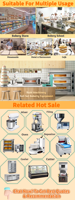 San-Tech 220V 110V Revêtement de lissage automatique Glaçage Gâteau Décorer Décoration Glaçage Machine