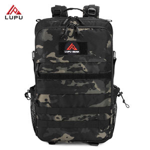 Mochila Táctica LUPU de 40L, Diseño Caqui, Mochila de Senderismo Impermeable de Oxford, con Marco Interno, Sistema Molle - Product Image 2