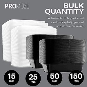 Contenedor de comida para llevar con bisagras, ecológico, de PP, apto para microondas, para preparación de comidas, personalizado para restaurantes, venta al por mayor de fabricante chino - Product Image 3