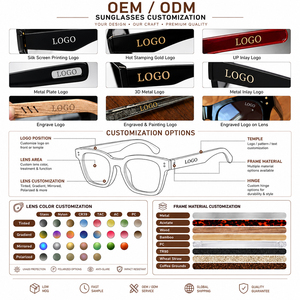 Occhiali da Sole Polarizzati da <span class=keywords><strong>Uomo</strong></span> alla Moda con Logo Personalizzato, Montatura Moderna Monoblocco in TR90, Lenti TAC ad Alta Definizione - Product Image 5