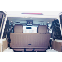 Filet de rangement de calandre de voiture pour Toyota Land Cruiser LC76 filet de rangement de calandre de fenêtre arrière en aluminium magnésium