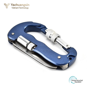 Multifunctional Portable Foldable Stainless Steel Waterproof Carabiner Buckle Knife Screwdriver Camping Climbing Casual Outdoor - Product Image 6