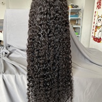 Perruques brésiliennes bouclées en dentelle frontale, 100% cheveux humains vierges, ondulations profondes, avec dentelle transparente, cheveux de bébé, sans colle, densité 180%, longues