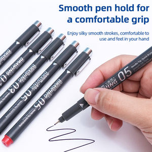 高品质定制细线绘图颜料衬里墨水笔套装毛毡笔尖书法笔，用于素描艺术标记 - Product Image 6