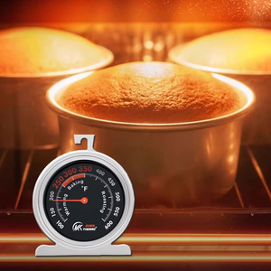 Four Cuisson Thermomètre Alimentaire En Acier Inoxydable 600 ℉ Fahrenheit Thermomètre <span class=keywords><strong>Culinaire</strong></span> BBQ Grill Cuisson Jauge De Température Outil - Product Image 2
