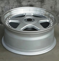 Jantes en alliage argentées classiques à 5 branches 18x8 18x9.5 19x8.5 5x112 120 114.3 compatibles avec les voitures berlines, jantes en aluminium