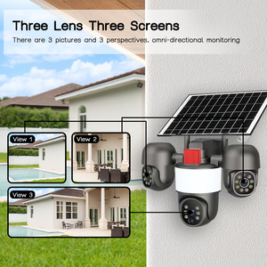 <span class=keywords><strong>Yousee</strong></span> กล้องรักษาความปลอดภัยกลางแจ้ง6MP HD, กล้องรักษาความปลอดภัยกลางแจ้ง IP66 3หน้าจอจอภาพ P2P เครือข่าย4G ไร้สายซีมอสสมาร์ทโฮม - Product Image 2