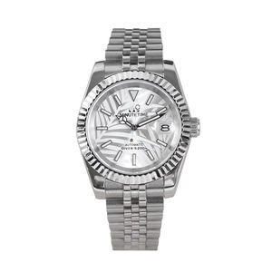 Reloj Mecánico Personalizado MINUTETIME NH35 con Movimiento Automático, Diseño de Hojas de Lujo, Esfera NH35, Reloj de Pulsera Impermeable para Hombre - Product Image 1