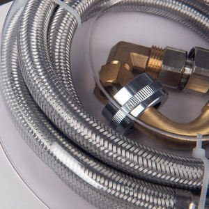 Hogedruk Zilveren Explosieveilige Buizen Roestvrijstalen Gevlochten Flexibele Slang Voor Afwasmachine - Product Image 5