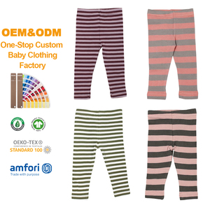 Pantalons pour bébé en coton biologique, leggings pour bébé personnalisés, pantalons écologiques pour nourrissons, fabricant <span class=keywords><strong>de</strong></span> vêtements pour bébés, bas en jersey pour garçons - Product Image 1