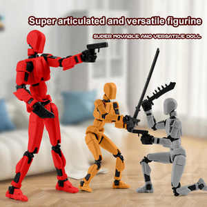 Luckykoo Hot Sell <b>Dummy</b> 13 Multi-Articular Action Figure 3D Printed Joint Movable Creative Decompression Doll Robot Toys - Product Image 3