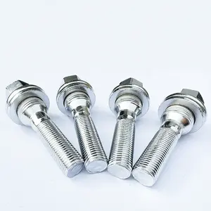 Nuevo 8 Uds 17mm pernos de <span class=keywords><strong>rueda</strong></span> tuercas pernos <span class=keywords><strong>tornillos</strong></span> 12X1.25 Compatible <span class=keywords><strong>Peugeot</strong></span> 206 207 208 308 407 508 1007 Citroen C2 C3 C4 piezas de <span class=keywords><strong>rueda</strong></span> - Product Image 3