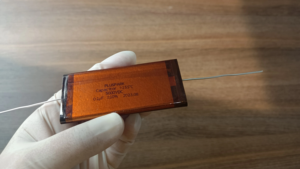 ตัวเก็บประจุแบบกระดาษไมก้าทนอุณหภูมิสูง 7.5kV 7500V 0.33uF 0.33MFD 0.33MKF 330nF 175C HV คอนเดนเซอร์แบบแกน - Product Image 6
