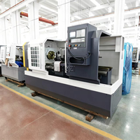 Mesin Bubut CNC 6163 untuk Logam dengan Power Turret, Mesin CNC CK6163 Sistem CNC Lengkap, Mesin Pusat Bubut CNC