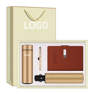 Promotional Business <b>Gifts</b> Business <b>Gift</b> Set Umbrella Metal Pen and A5 Notebook Custom Logos Are Suitable for Corporate <b>Gifts</b> - Product Image 2